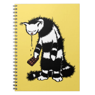 Carnet Chocolat Amoureux Drôle Chat bizarre