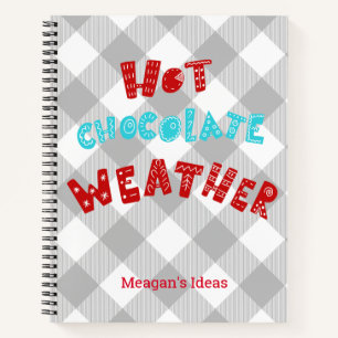 Carnet Chocolat Chocolat Chaud Personnalisé Météo Buffalo