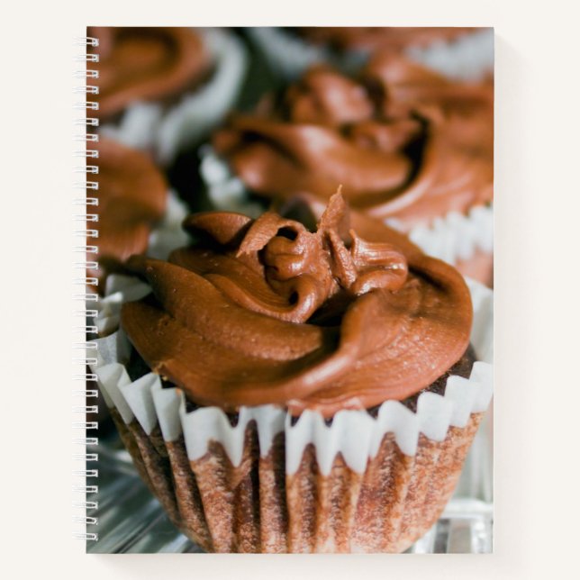 Carnet Chocolat Frosted Cupcakes Photographie alimentaire (Devant)