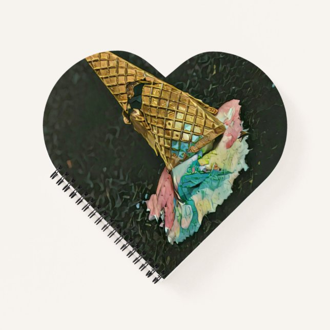 Carnet Chocolat glacé amant cadeau (Devant)