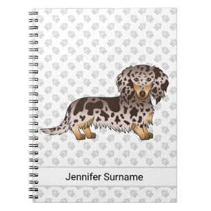Carnet Chocolat & Tan Dappage cheveux longs et texte