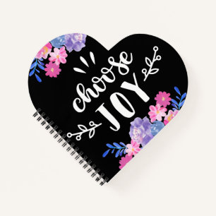 Carnet Choisissez Joy - Floral