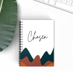 Carnet Chosen Burnt Orange Mountain Christian Faith