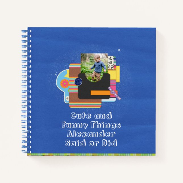 Carnet Choses mignonnes et drôles que mon enfant a dites  (Devant)