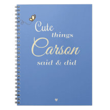 "Choses mignonnes que mon fils a dites" Mémoire pe