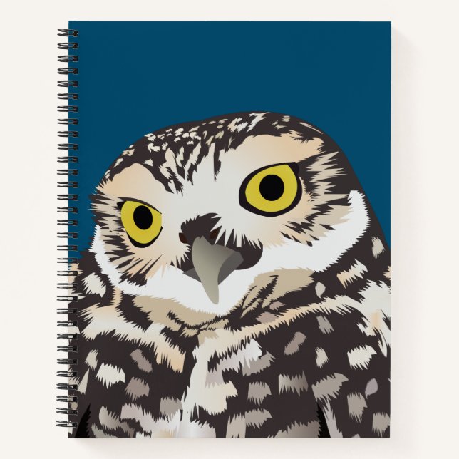 Carnet Chouette bractée (Devant)