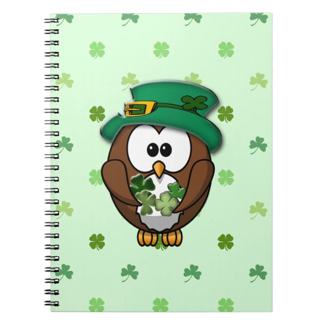 Carnet Chouette épervière de St Patrick (Devant)