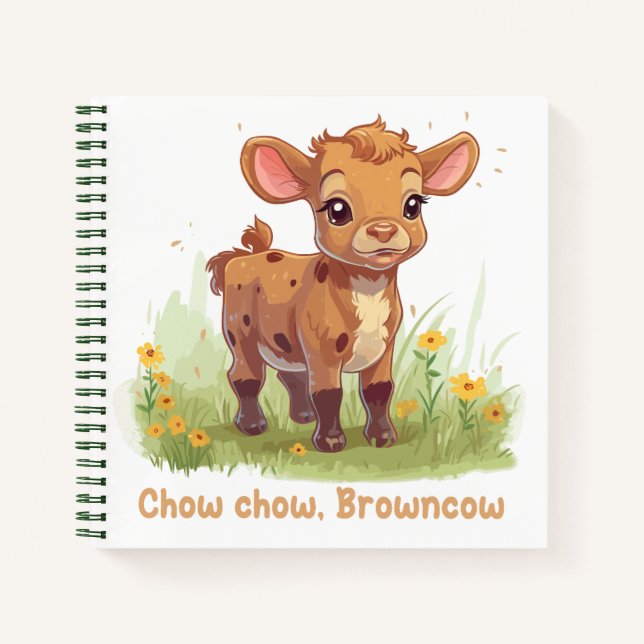 Carnet Chow chow, Browncow (Devant)