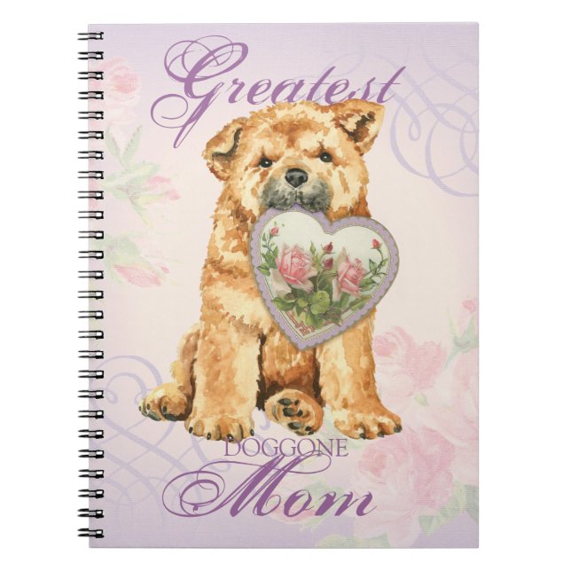 Carnet Chow Heart Maman (Devant)