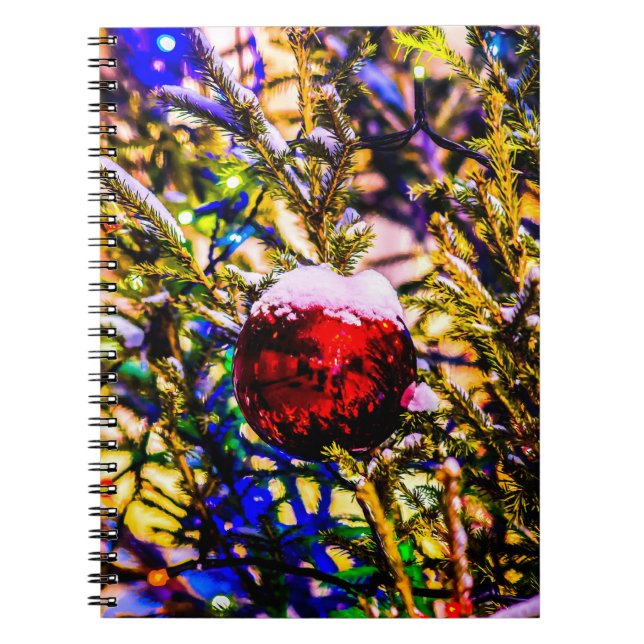 Carnet Christmas Ball Red (Devant)