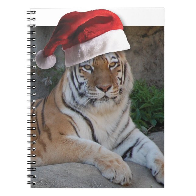 Carnet Christmas Bengal Tiger (Devant)