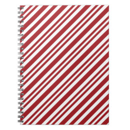 Carnet Christmas Candy Cane Stripes