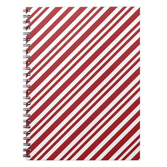 Carnet Christmas Candy Cane Stripes (Devant)