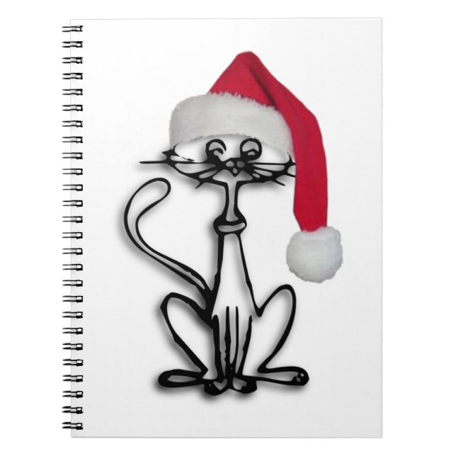 Carnet Christmas Cat (Devant)