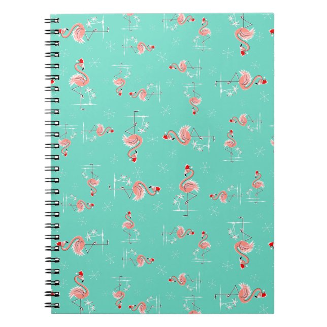 Carnet Christmas Flamingo Twist notebook (Devant)