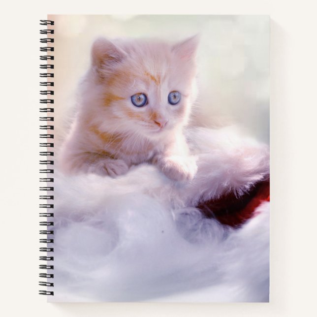 Carnet Christmas Kitten (Devant)