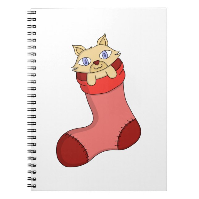 Carnet Christmas Kitten (Devant)