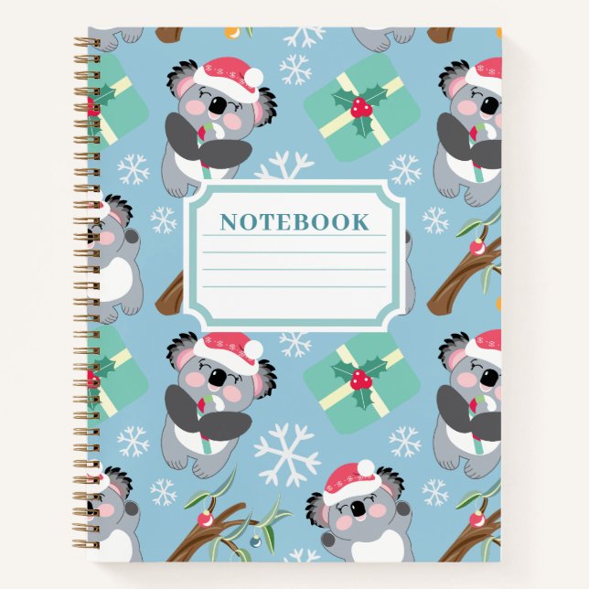 Carnet Christmas Koala (Devant)