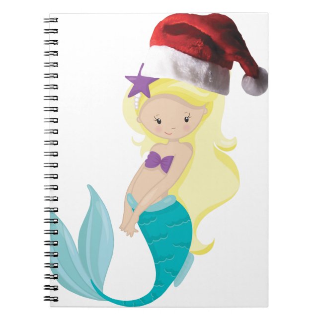 Carnet Christmas Mermaid (Devant)
