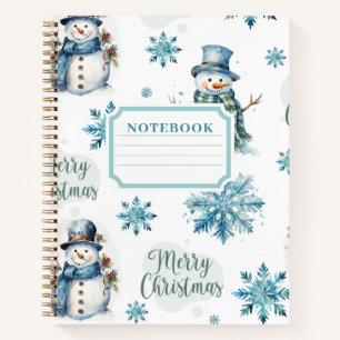 Carnet Christmas Snowman