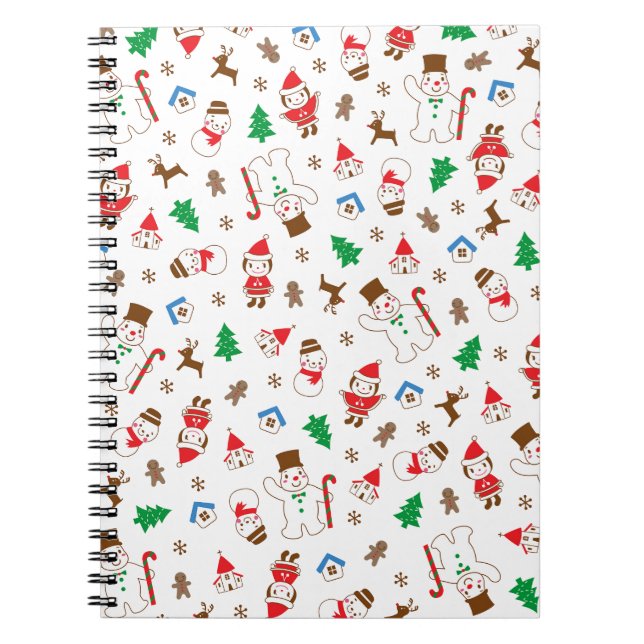 Carnet Christmas, Winter and New Year Design Notebook (Devant)