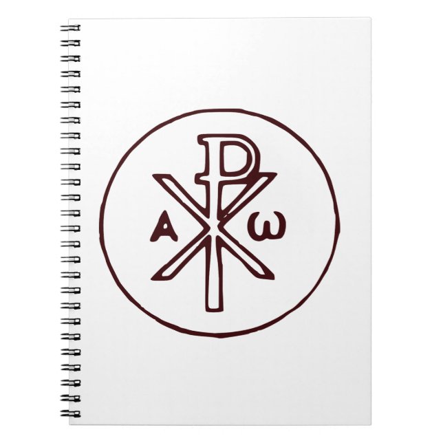 Carnet Christogramme sacré Chi-Rho Beaux-Arts (Devant)