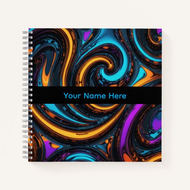 Carnet Chrome fondu (Devant)