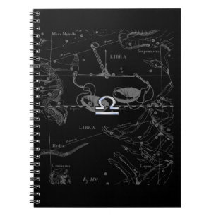 Carnet Chrome like Libra Zodiac