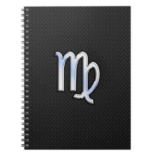 Carnet Chrome Virgo Zodiac Connexion style peau de serpen