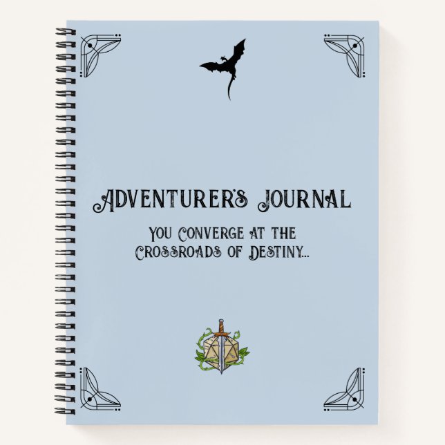 Carnet chronique de la campagne D&D (Devant)