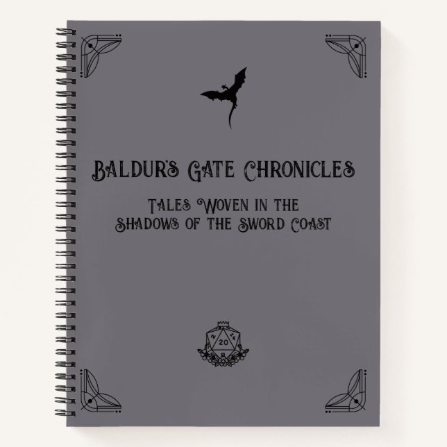 Carnet chronique de la campagne D&D (Devant)