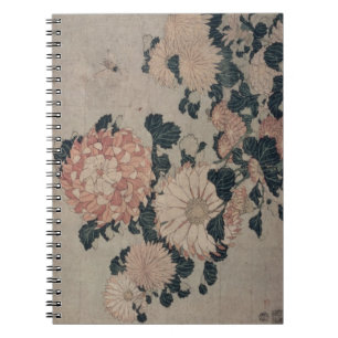 Carnet Chrysanthèmes (bois de graveur de couleur)
