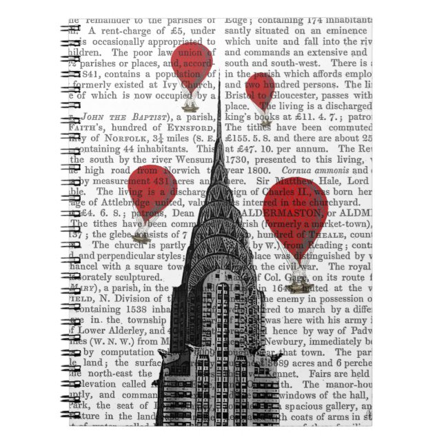 Carnet Chrysler Building et Red Hot Air Ballots (Devant)