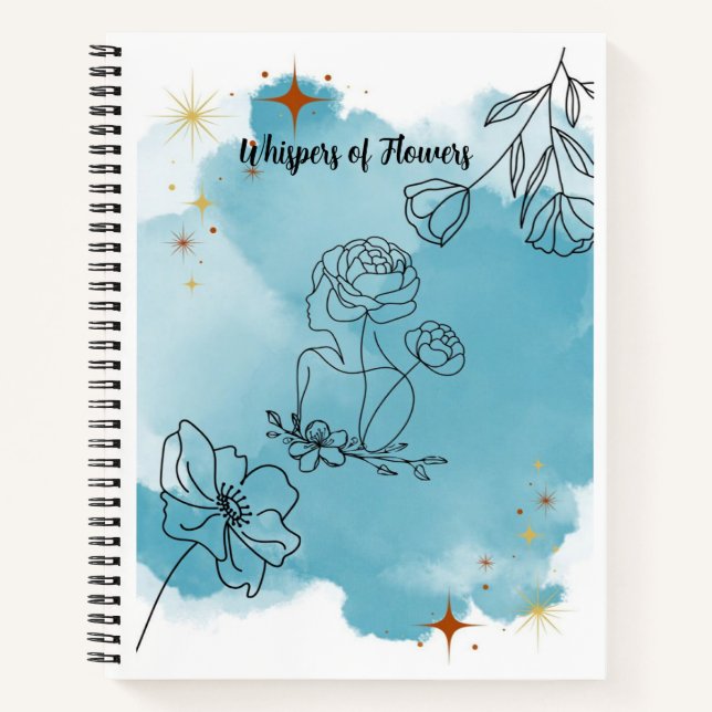Carnet Chuchotements de Fleurs (Devant)