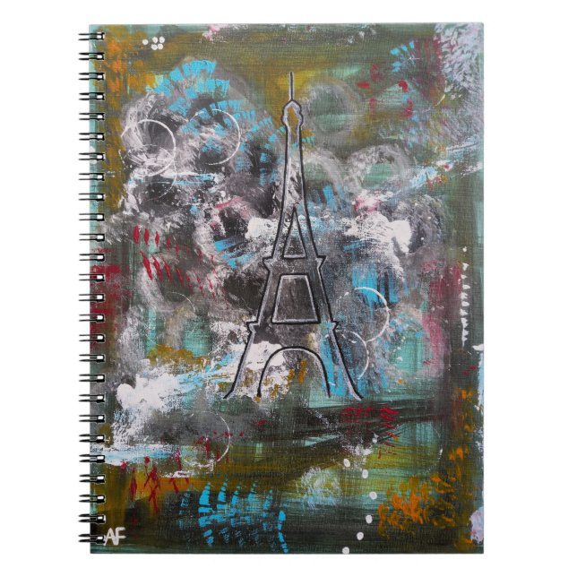 Carnet Chuchotements de Paris Peinture par Alfred Fox (Devant)