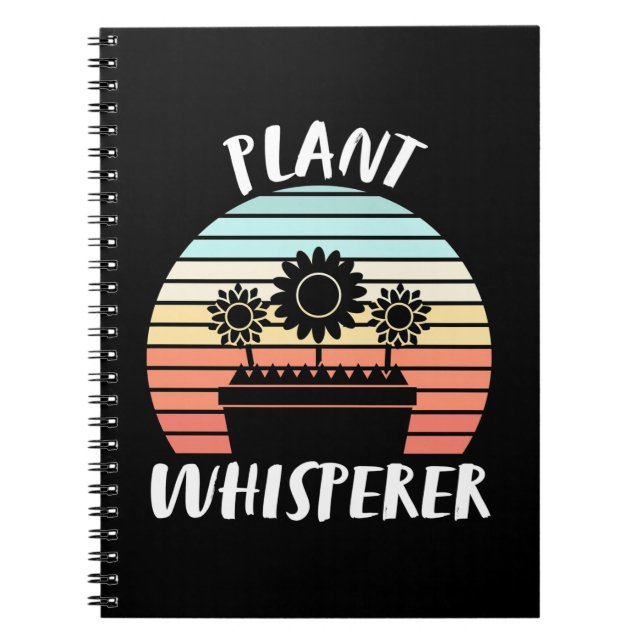 Carnet Chuchoteur de plantes Rétro Vintage (Devant)