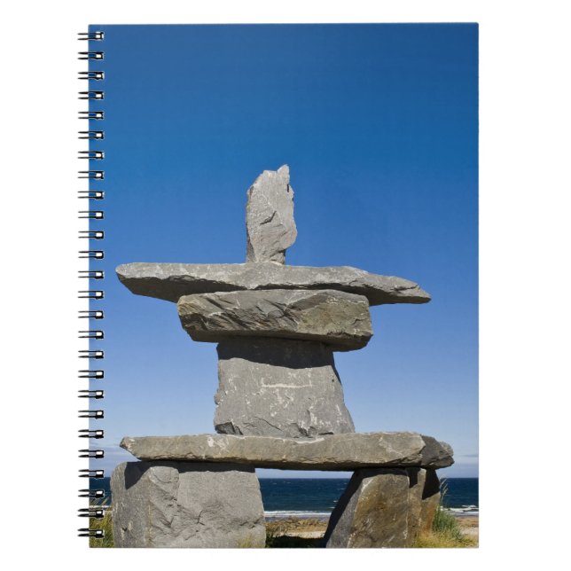 Carnet Churchill, Manitoba. Inukshuk (Devant)