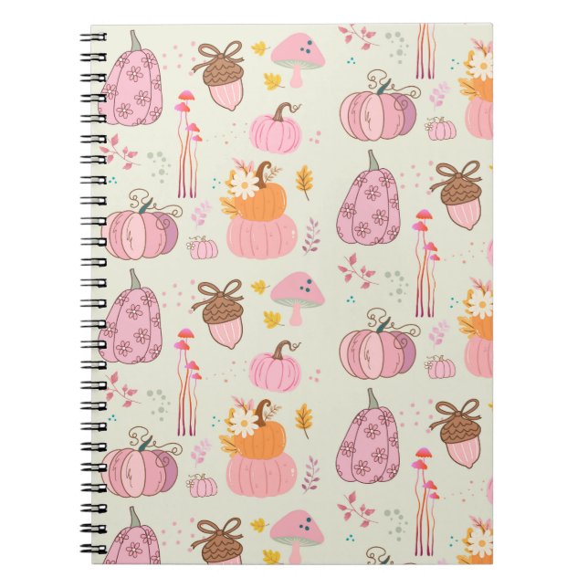 Carnet Chute rose (Devant)