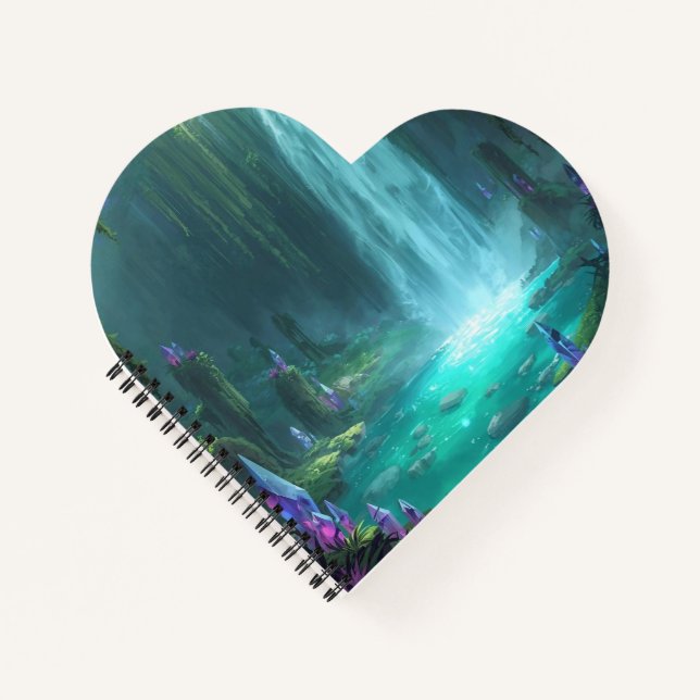 Carnet Chutes de cristal du Royaume Caché (Devant)