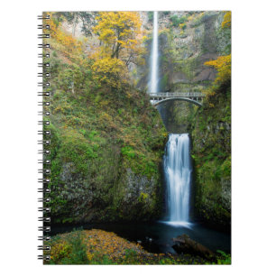Carnet Chutes de Multnomah en automne dans la gorge de Co