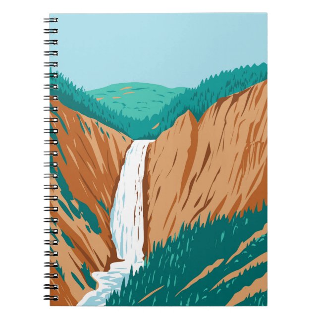 Carnet Chutes Yellowstone (Devant)