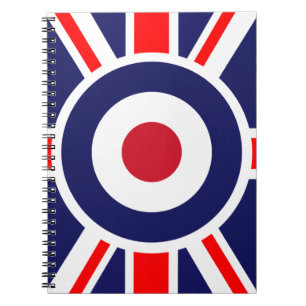 Carnet Cible d'Union Jack Mods Angleterre