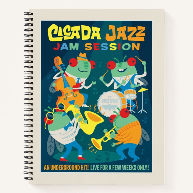 Carnet Cicada Jazz Jam Session (Devant)