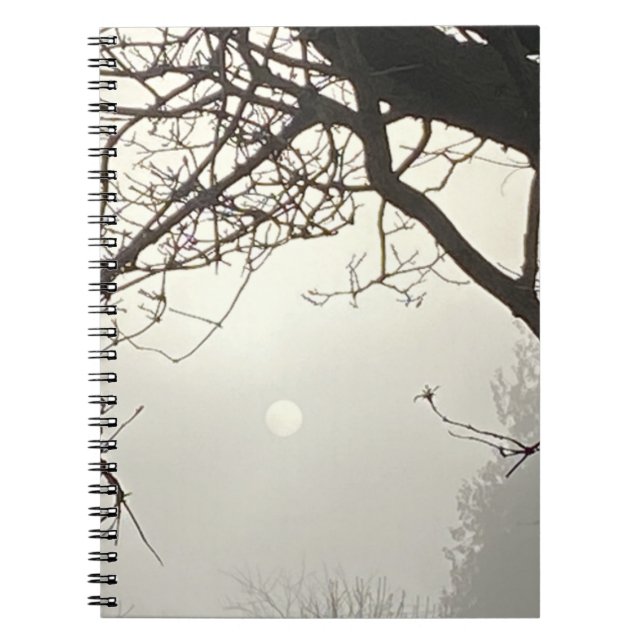 Carnet Ciel blanc et soleil encadrés de manière spectacul (Devant)