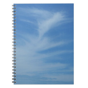 Carnet Ciel bleu avec nuages blancs Abstrait Nature Photo