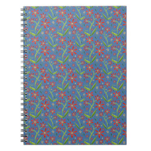Carnet Ciel Bleu Marguerites Aquarelles Dansantes
