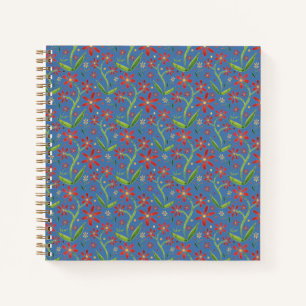 Carnet Ciel Bleu Marguerites Aquarelles Danseuses