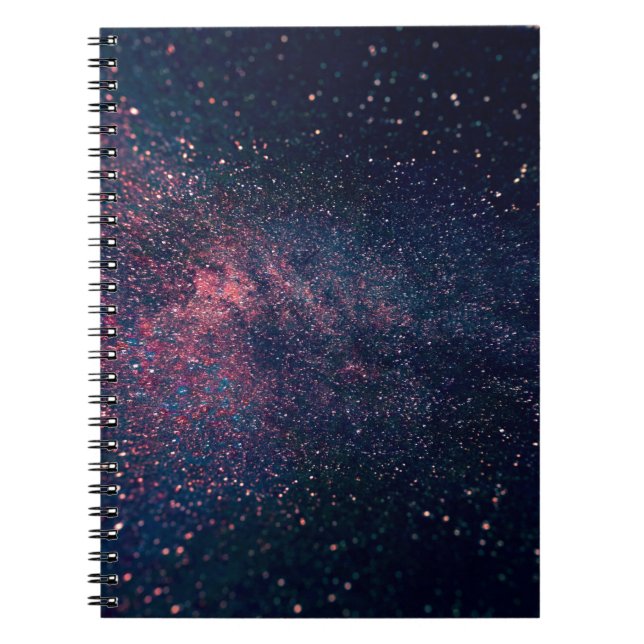 Carnet Ciel bleu rempli d'étoiles (Devant)