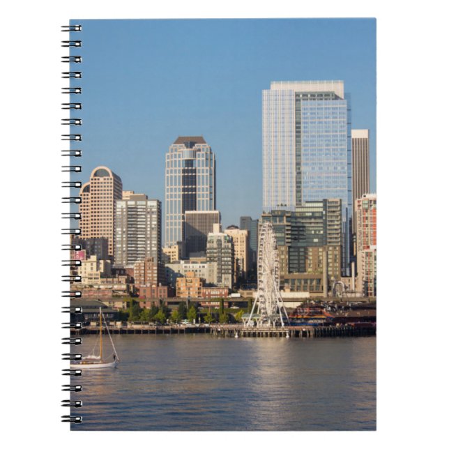Carnet Ciel bleu sur le front de mer d'Elliott Bay (Devant)