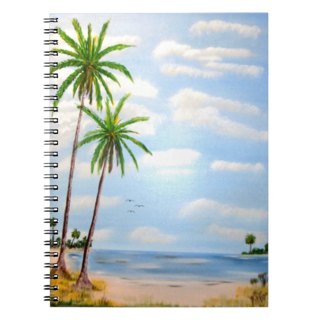 Carnet Ciel bleu tropical (Devant)